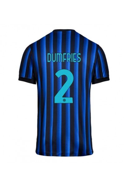 Inter Milan Denzel Dumfries #2 Jalkapallovaatteet Kotipaita 2025-26 Lyhythihainen Inter Milan Denzel Dumfries #2 Jalkapallovaatteet Kotipaita 2025-26 Lyhythihainen